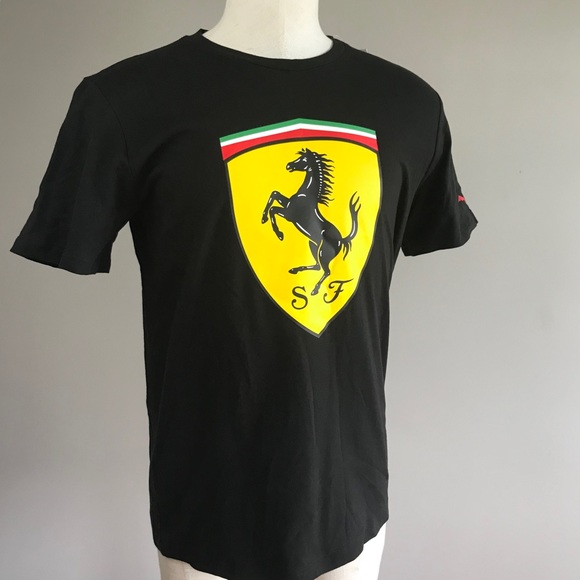 puma ferrari big shield tee